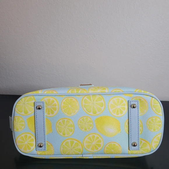 Dooney & Bourke Zip Zip Dome Satchel Lemon  Limone - Picture 7 of 15
